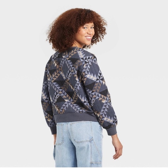 Quilted Pullover Sweatshirt | Poshmark